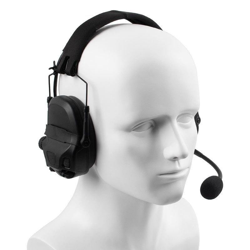 FCS＆FMA AMP タクティカルコミュニケーションヘッドセット BK