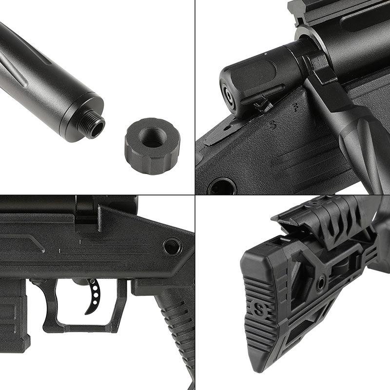 SLONG Airsoft TSR-100 ボルトアクションスナイパーライフル BK