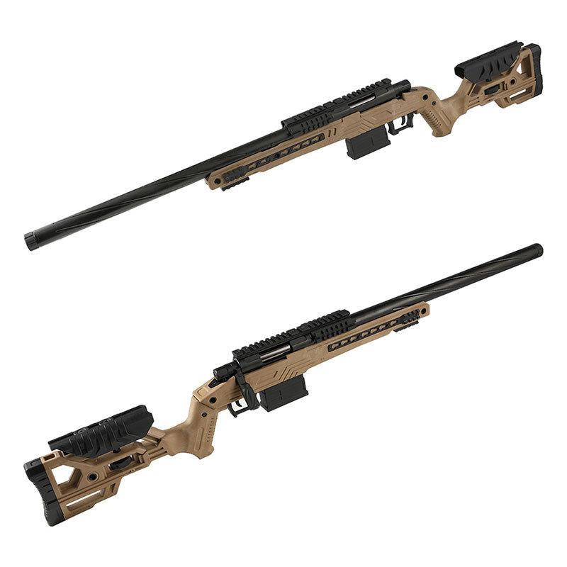 SLONG Airsoft TSR-100 ボルトアクションスナイパーライフル TAN エアガン 18歳以上の画像