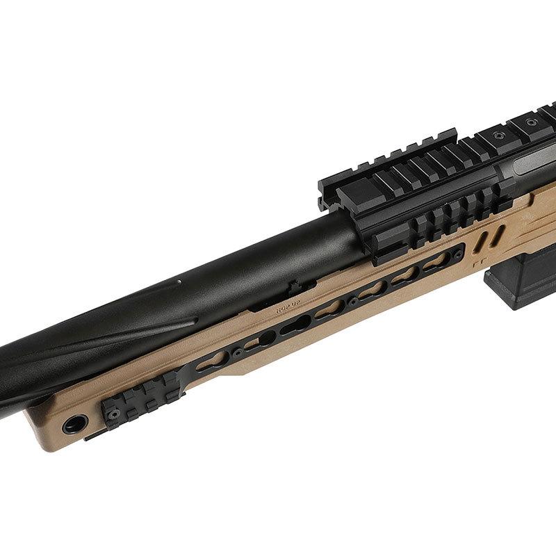 SLONG Airsoft TSR-100 ボルトアクションスナイパーライフル TAN エアガン 18歳以上の画像