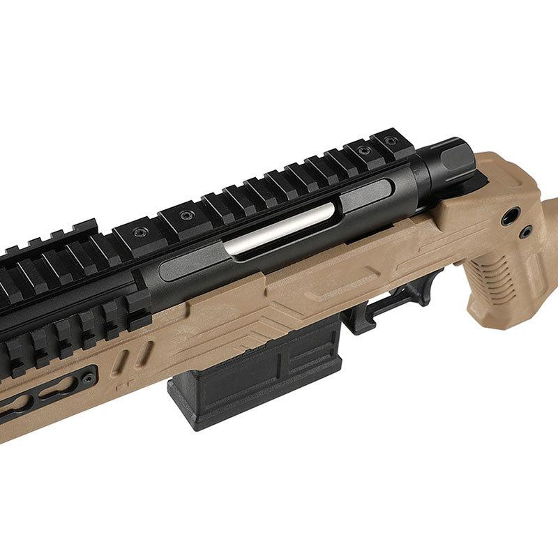 SLONG Airsoft TSR-100 ボルトアクションスナイパーライフル TAN エアガン 18歳以上の画像