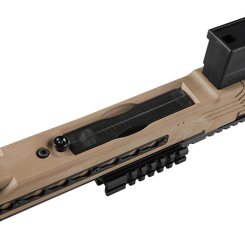 SLONG Airsoft TSR-100 ボルトアクションスナイパーライフル TAN エアガン 18歳以上の画像