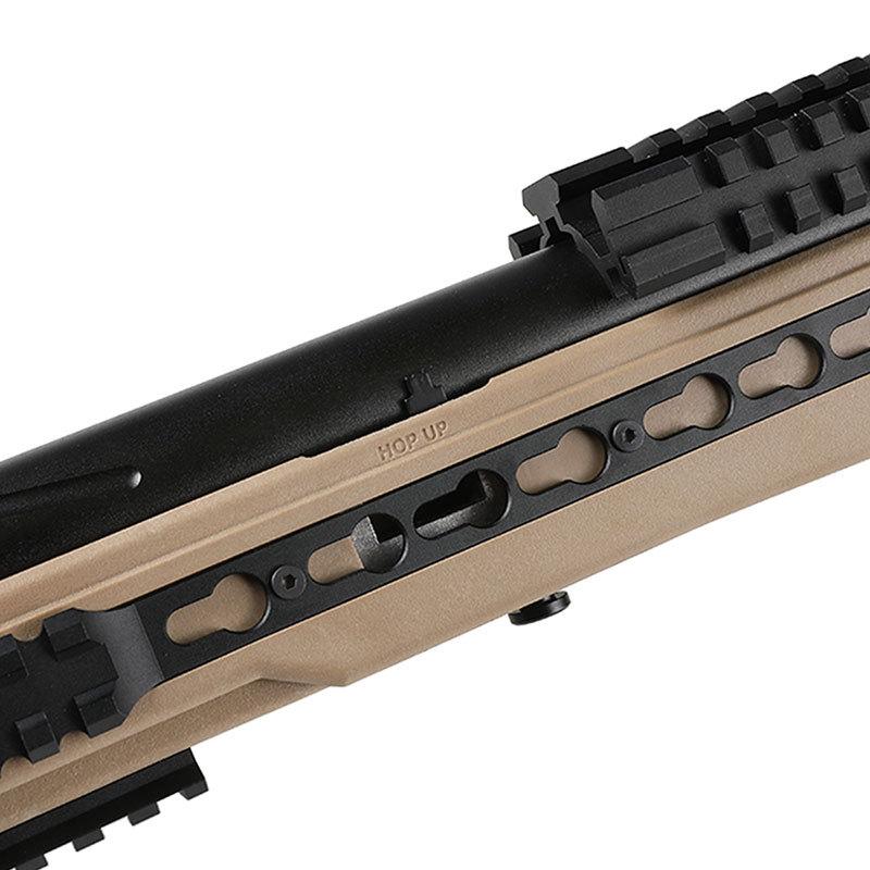 SLONG Airsoft TSR-100 ボルトアクションスナイパーライフル TAN エアガン 18歳以上の画像