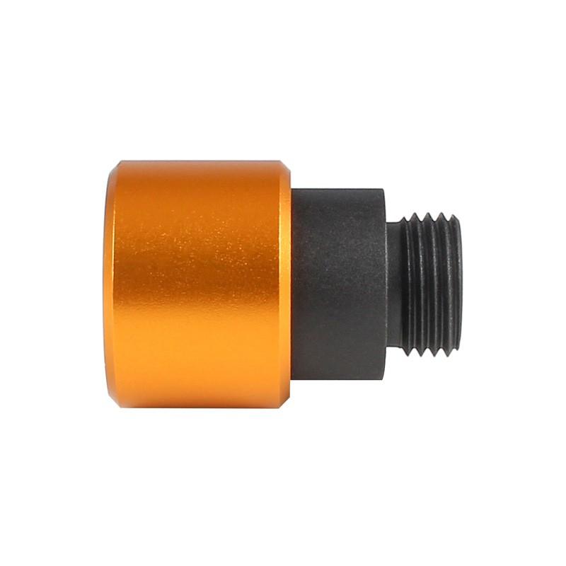 SLONG Airsoft WE ガスハンドガン用マズルアダプター Gold (11mm+→14mm-/マズルプロテクター付属)|hercules-gear|03