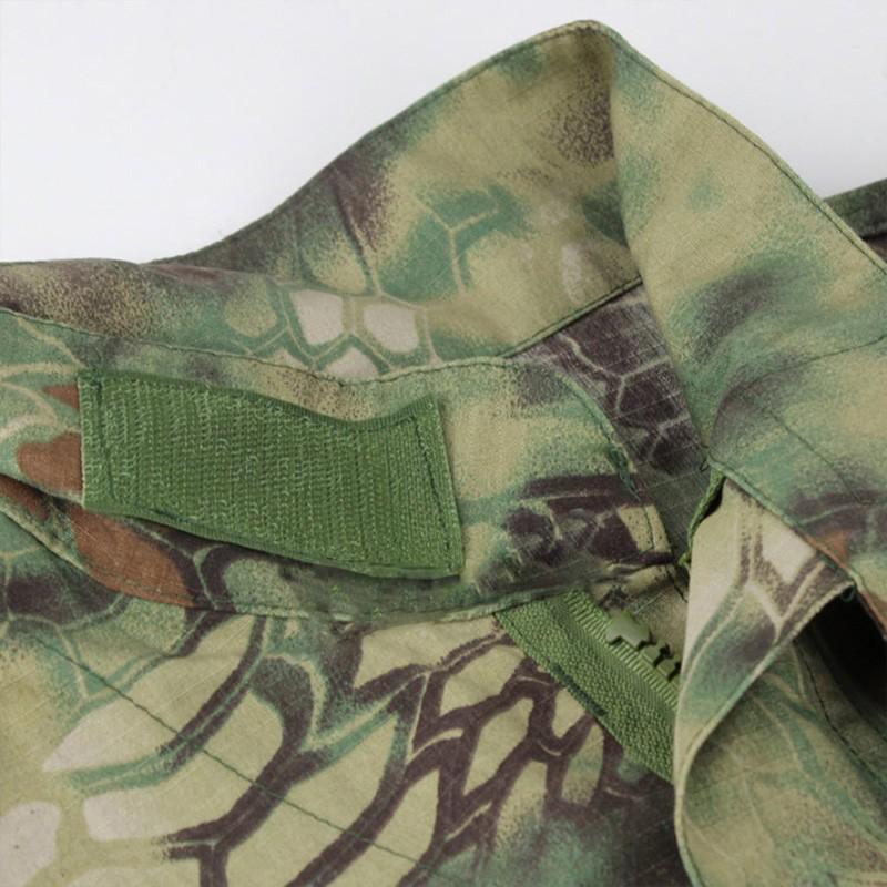 迷彩化学防護用オーバーガーメント Mサイズ WoSporT BDU 迷彩服上下セット (ブーニーハット付属) Mサイズ