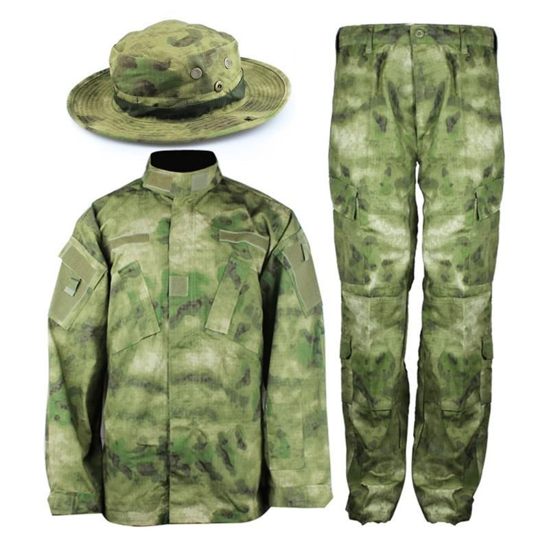 WoSporT BDU 迷彩服上下セット (ブーニーハット付属) XSサイズ/AT-FG｜hercules-gear