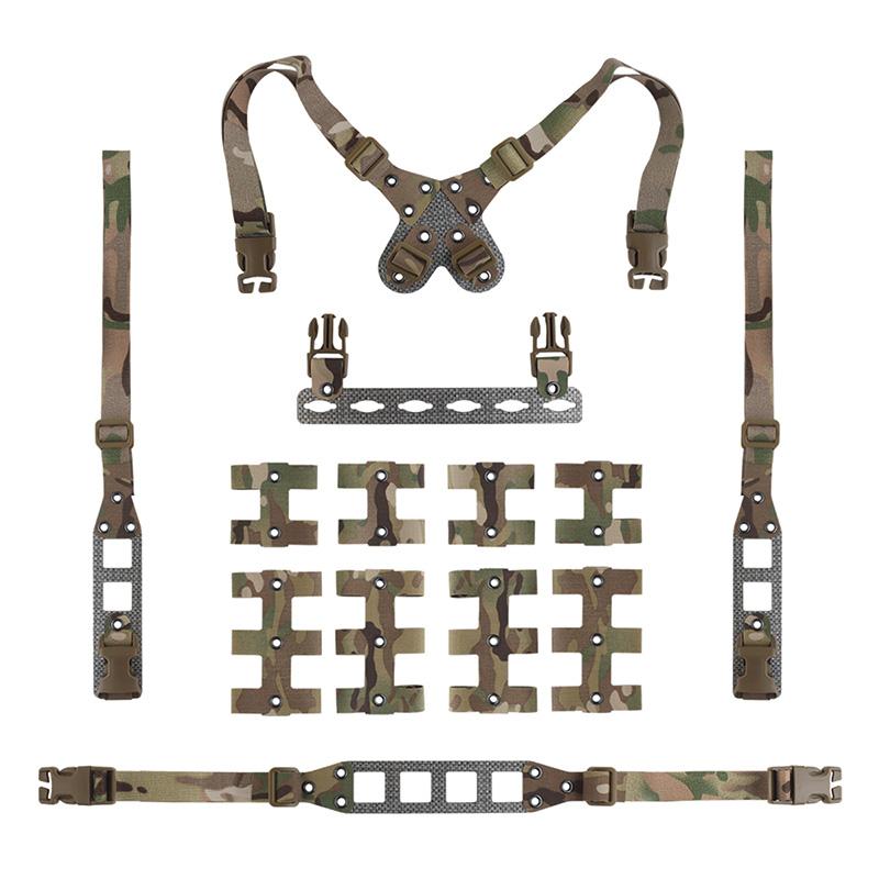 WoSporT GBRSスタイル モジュラー チェストリグ Lite MC : ミリタリー