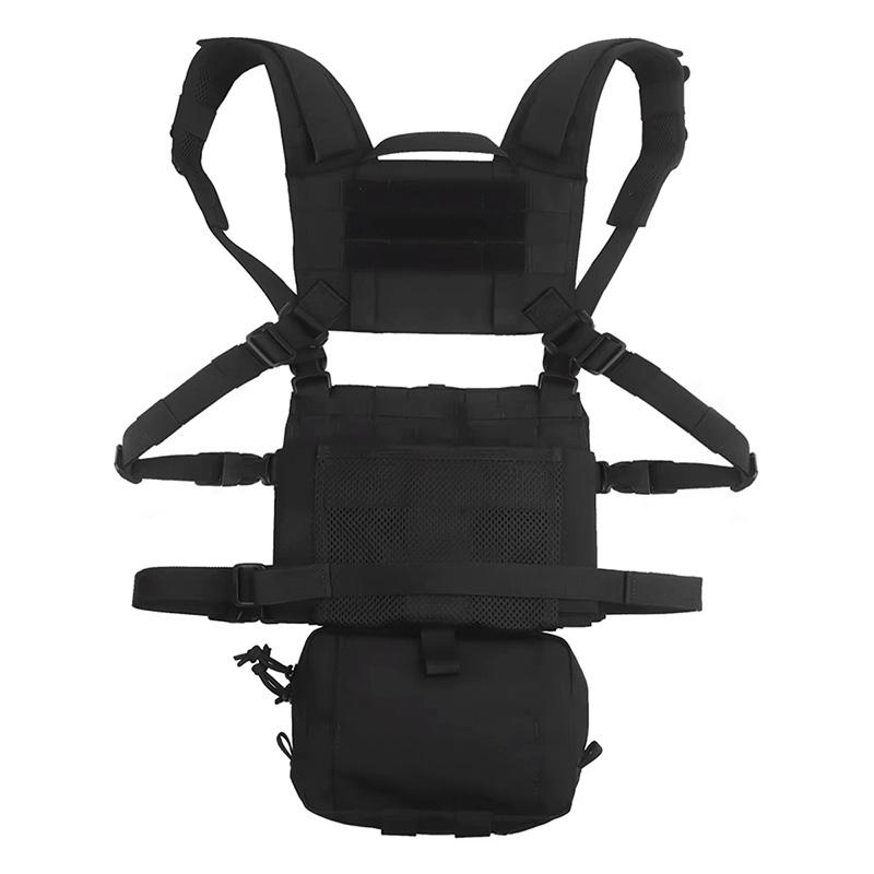 WoSporT CPスタイル Rシリーズ チェストリグコンボ Black : ミリタリー