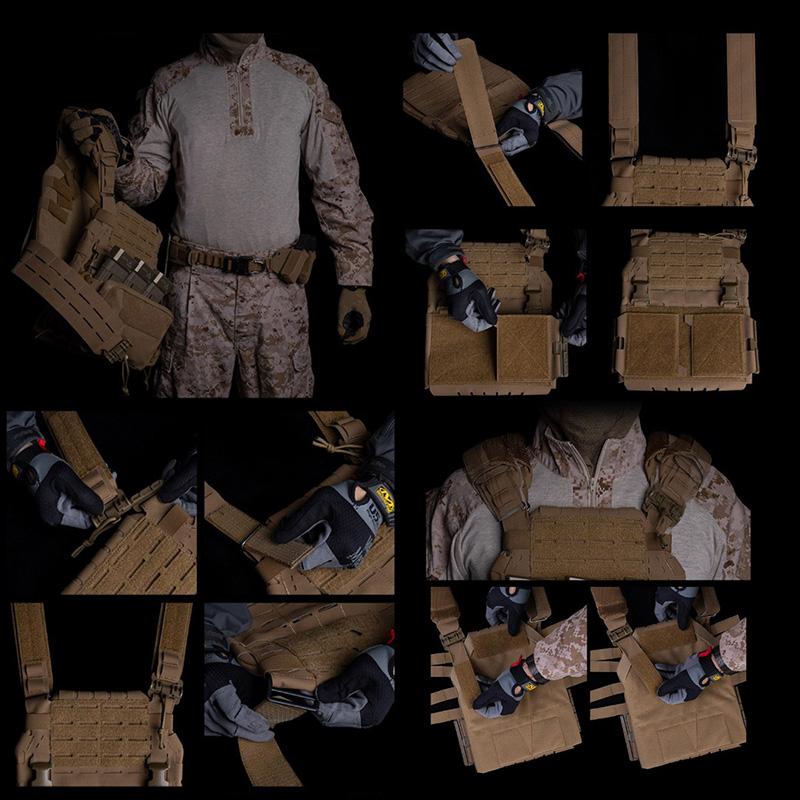 WoSporT ARC Design プレートキャリア V2 MOLLE CoyoteBrown