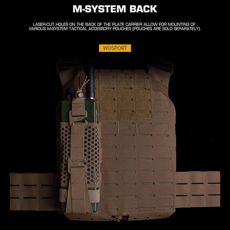 WoSporT ARC Design プレートキャリア V2 MOLLE CoyoteBrown