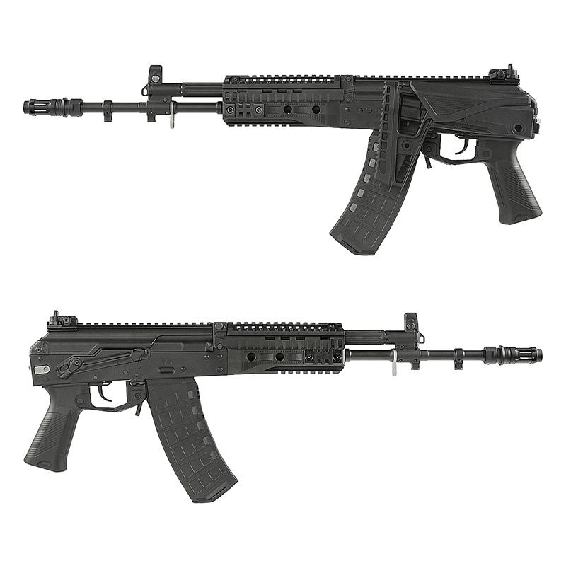 WELL PRO AK-12M1 BK エアガン アサルトライフル ハードガンケース付 (日本仕様/Eshooter Kestrel V3 BASIC電子トリガー・プリコック機能搭載)の画像