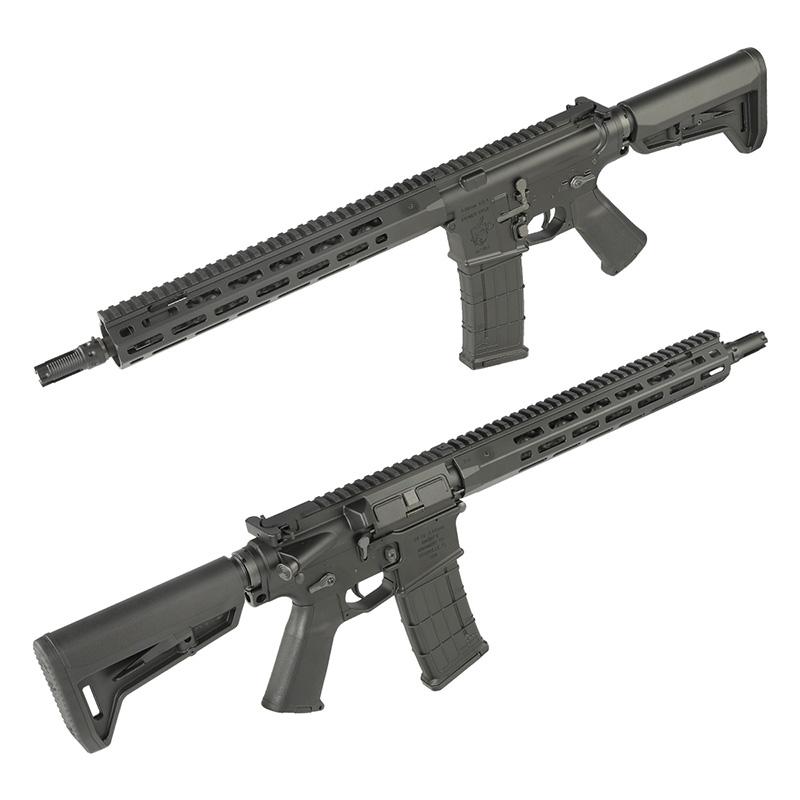 WELL PRO KAC KS-1 13.7inch Balck 電動ガン (フルメタル/プリコック機能付電子トリガー搭載/ハードガンケース付)の画像