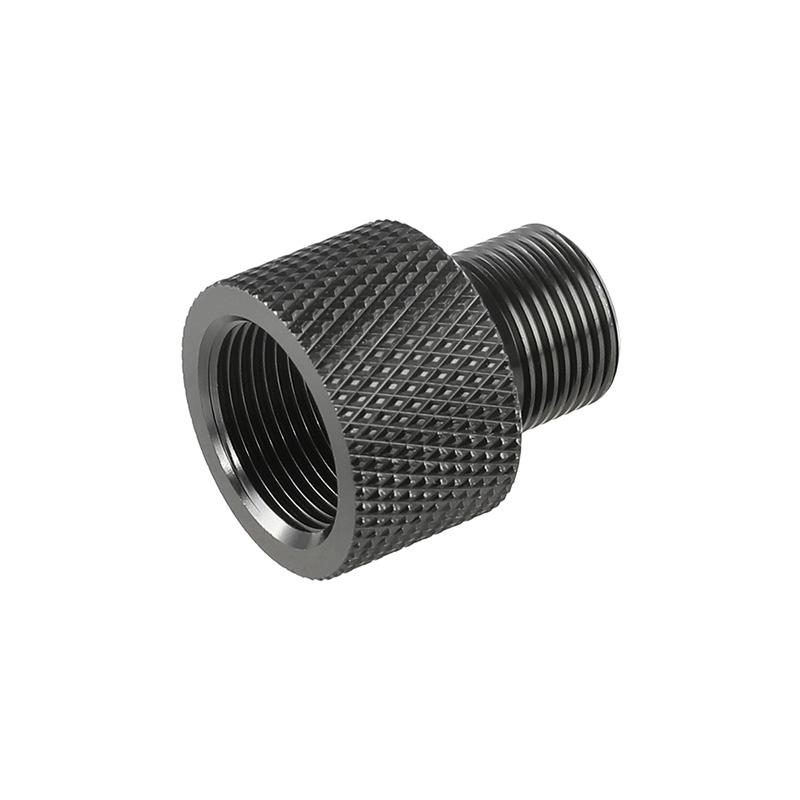 X Power CNCアルミニウム 16mm正ネジ 14mm逆ネジ サイレンサー 変換