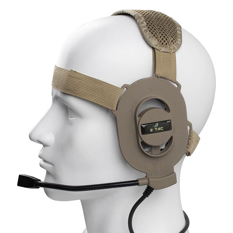 Z-Tactical Bowman Elite II タイプ ヘッドセット DE : ミリタリー