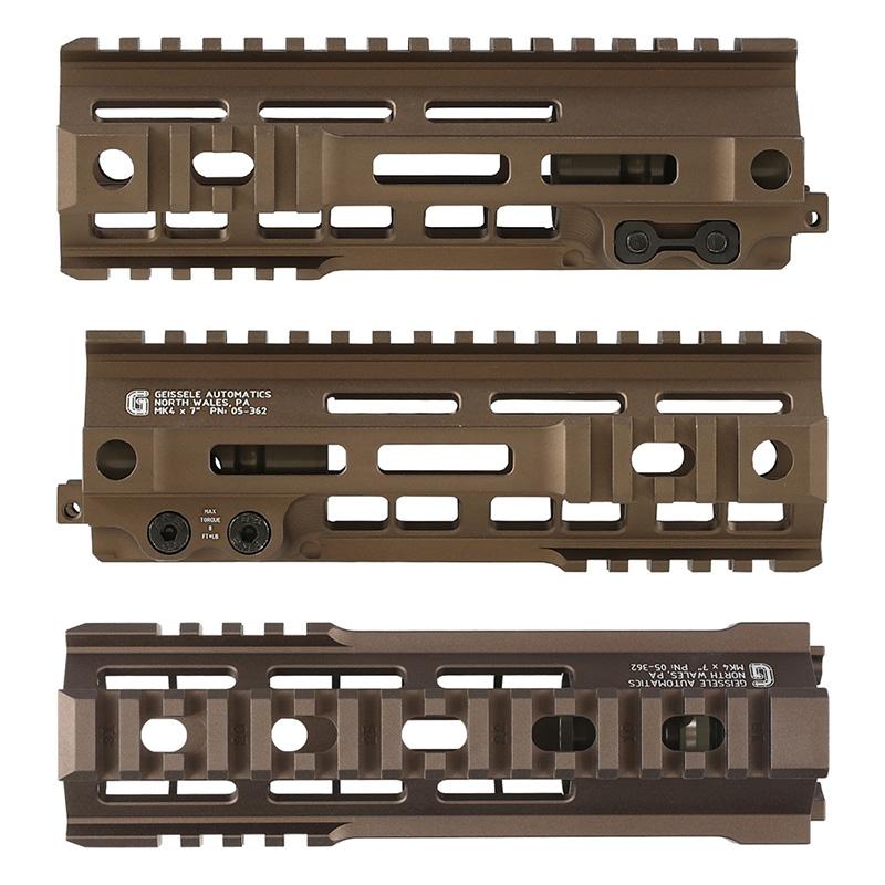 Zparts Geissele Mk4 7inch M-LOKハンドガード (VFC M4 GBB対応 Zparts Geissele Mk4 7inch M-LOKハンドガード (VFC M4 GBB対応