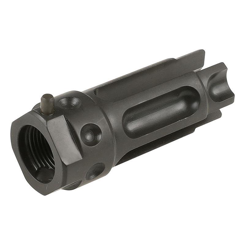 Zparts KAC QDCタイプ 3-Prongスチールフラッシュエリミネーター (14mm 