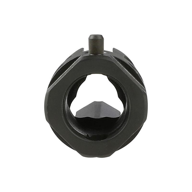 Zparts KAC QDCタイプ 3-Prongスチールフラッシュエリミネーター (14mm