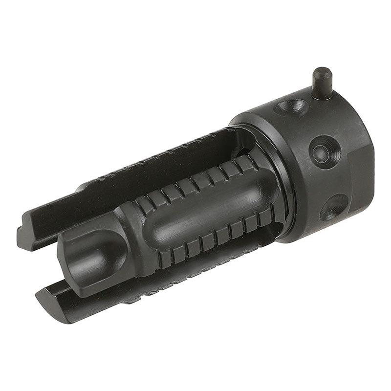 Zparts KAC QDCタイプ 3-Prongスチールフラッシュサプレッサー (14mm逆