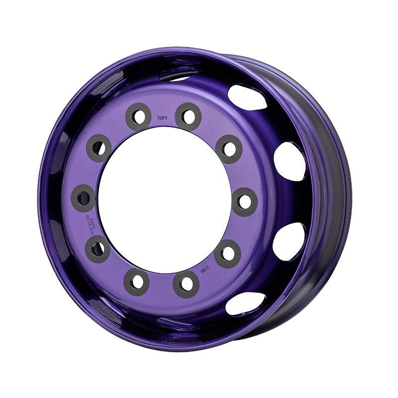 【ホイ】TOPY　22.5×7.50　10穴　ISO　スチールホイル11枚 送料無料/耐腐食性】TOPY 22.5インチ×7.50(162) 10穴/335 ISO規格