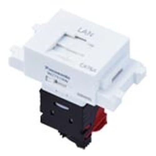 パナソニック(Panasonic) 情報モジュラジャック 組立 CAT6A 埋込型 ホワイト WZ7519W | 