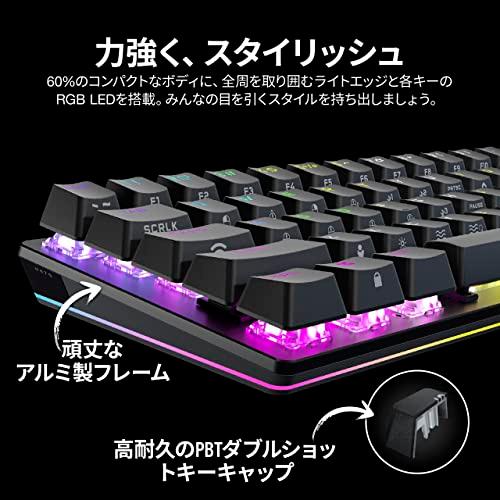 CORSAIR USB-A K70 PRO MINI RGB 60% ワイヤレスゲーミングキーボード ホットスワップキーボード ブラック MX｜hercules23｜06