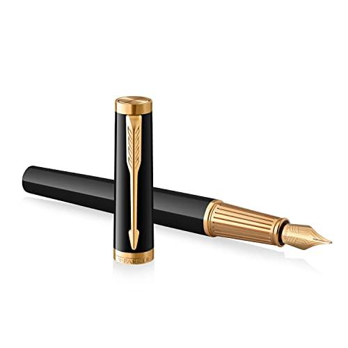 PARKER パーカー公式 インジェニュイティ 万年筆 F細字 高級ブランド ギフト 正規輸入品 ブラックGT 2182599｜hercules23｜02