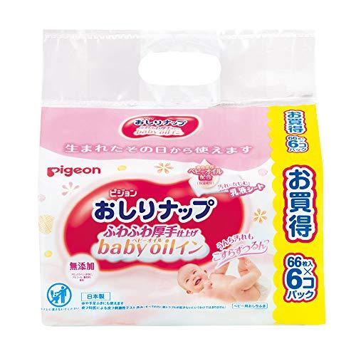 おしりふき 詰替用 ピジョン Pigeon おしりナップ ふわふわ厚手仕上げ 