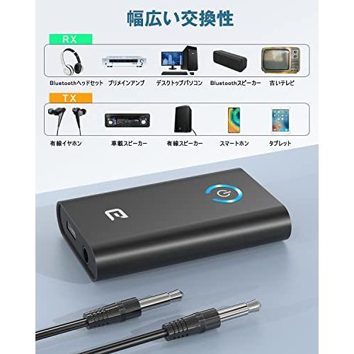 Eletoker Bluetooth 5.2 トランスミッター レシーバ ー aptX-Adaptive aptx-LL aptX HD 対応｜hercules23｜07