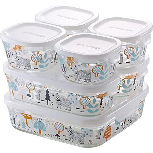 iwaki(イワキ) 耐熱ガラス 保存容器 シンジカトウ 森の中で システム