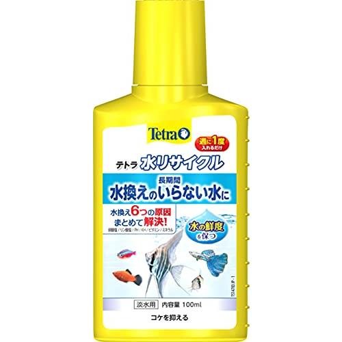テトラ (Tetra) 水リサイクル 100ミリリットル 長期間水換えのいらない水に コケを抑える 水質調整剤 アクアリウム 水換え減らす コケ | 