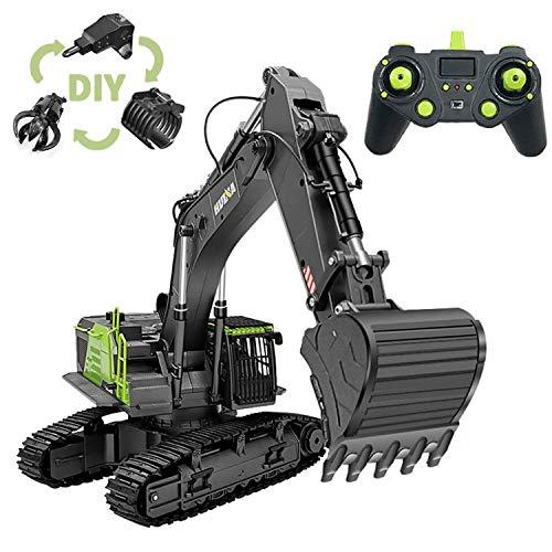 億騰 令和二年9月最新型 合金版 RCショベルカー ラジコン 掘削機 2.4 