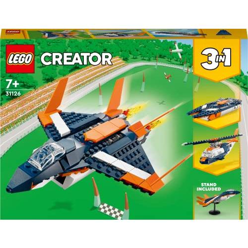レゴ(LEGO) クリエイター 超音速ジェット 31126 おもちゃ ブロック プレゼント 飛行機 ひこうき 男の子 女の子 7歳以上｜hercules23｜04