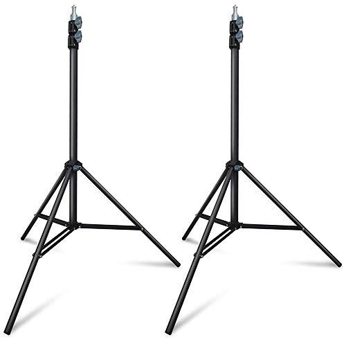 Hemmotop 撮影用 ライトスタンド 2本キット 2m ストロボスタンド 写真