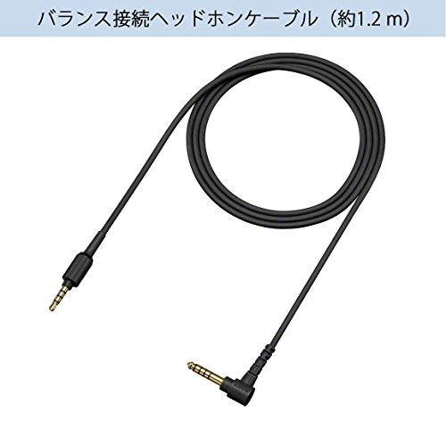 ソニー ヘッドホン MDR-1AM2 B : ハイレゾ 密閉型 折りたたみ式 ケーブル着脱式/バランス接続 Φ4.4ケーブル同梱 リモコン/マイ｜hercules23｜02