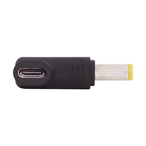 Cablecc USB 3.1 タイプ C USB-C メス - DC 12V 5.5x2.5mm プラグ 90 度角度付きアダプター PD エ｜hercules23｜09