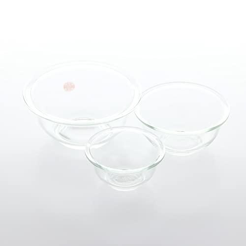 iwaki(イワキ) AGCテクノグラス 耐熱ガラス ボウル 丸型 3点セット 電子レンジ/オーブン/食洗器対応 食材を混ぜやすい広口デザイン｜hercules23｜03