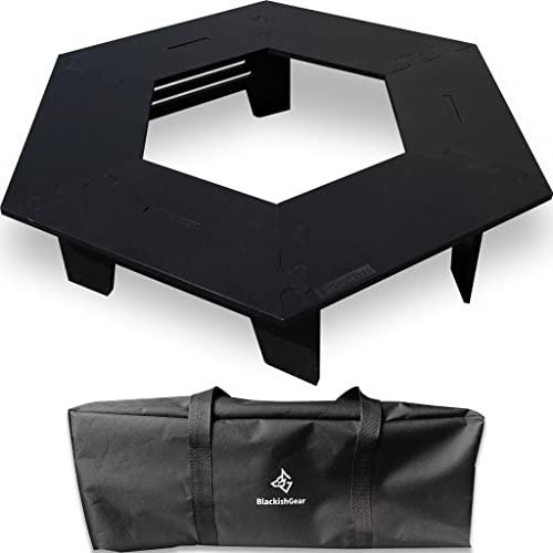 BlackishGear ブラックヘキサテーブル キャンプ アウトドア BlackishGear ブラックヘキサテーブル キャンプ アウトドア