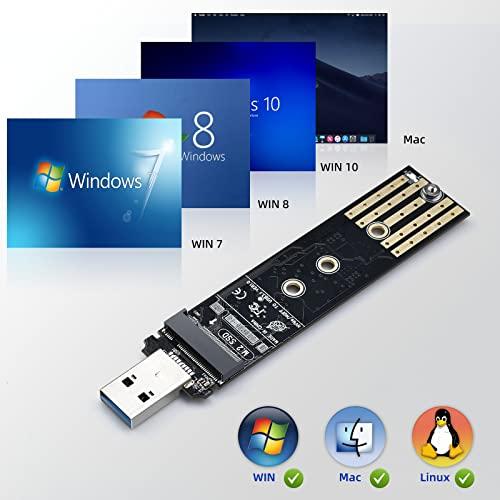 ELUTENG M.2 SSD USB 変換 SATA NVME両対応 USB3.1 10Gbps m.2 sata 変換 RTL9210B高性｜hercules23｜07