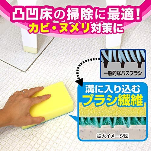 レック 激落ちくん BRUSH ハンディ バスクリーナー (スポンジ) 溝に入り込むブラシ繊維 カビ・ヌメリ対策に |  | 01