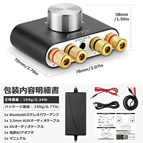 Nobsound New NS-01G Pro パワーアンプ bluetooth 5.0 100W アンプ