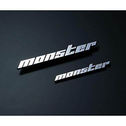 MONSTER SPORT メッキエンブレム ピン無 大 150×20mm ZZZE47｜hercules23｜03