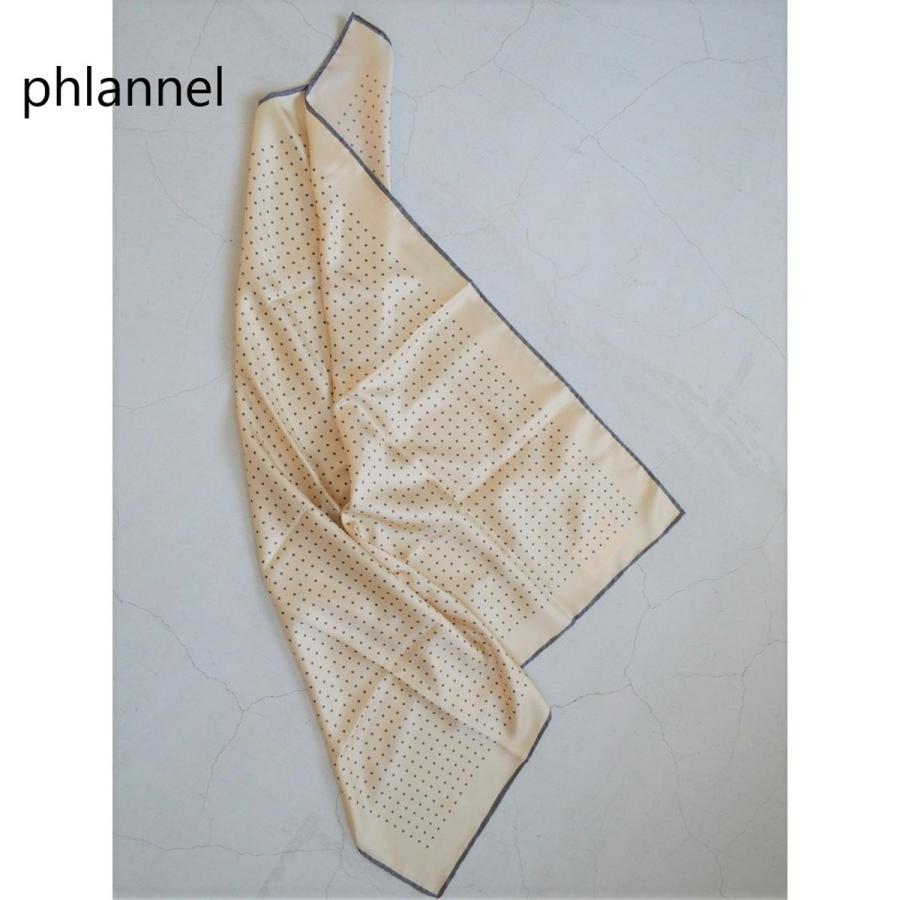 Phlannel｜フランネル シルクドットスカーフ/BBZ1092316A0001 | 