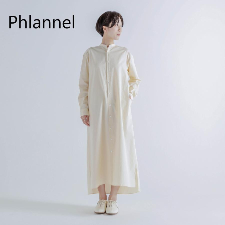 早割クーポン Phlannel Sol フランネルソル Stand Collor Shirt Dress za0001 内祝い Www Ladislexia Net