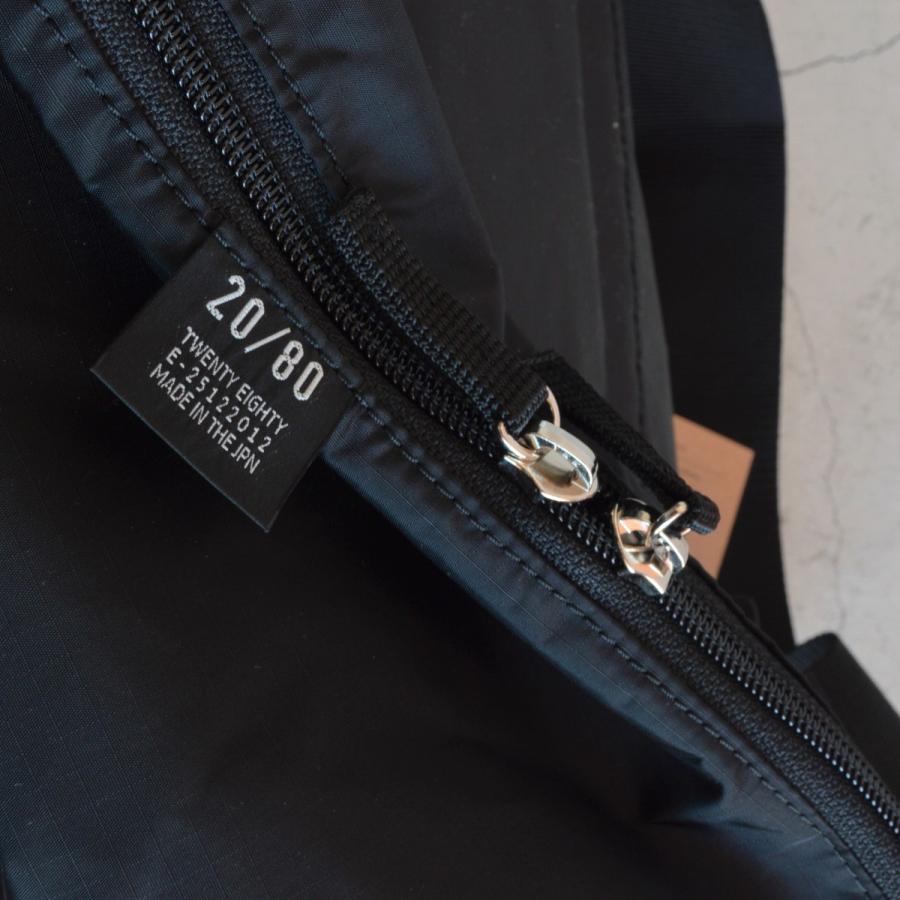20/80｜トゥエンティーエイティー TWENTY EIGHTY rip stop nylon messenger bag/S022 |  | 05