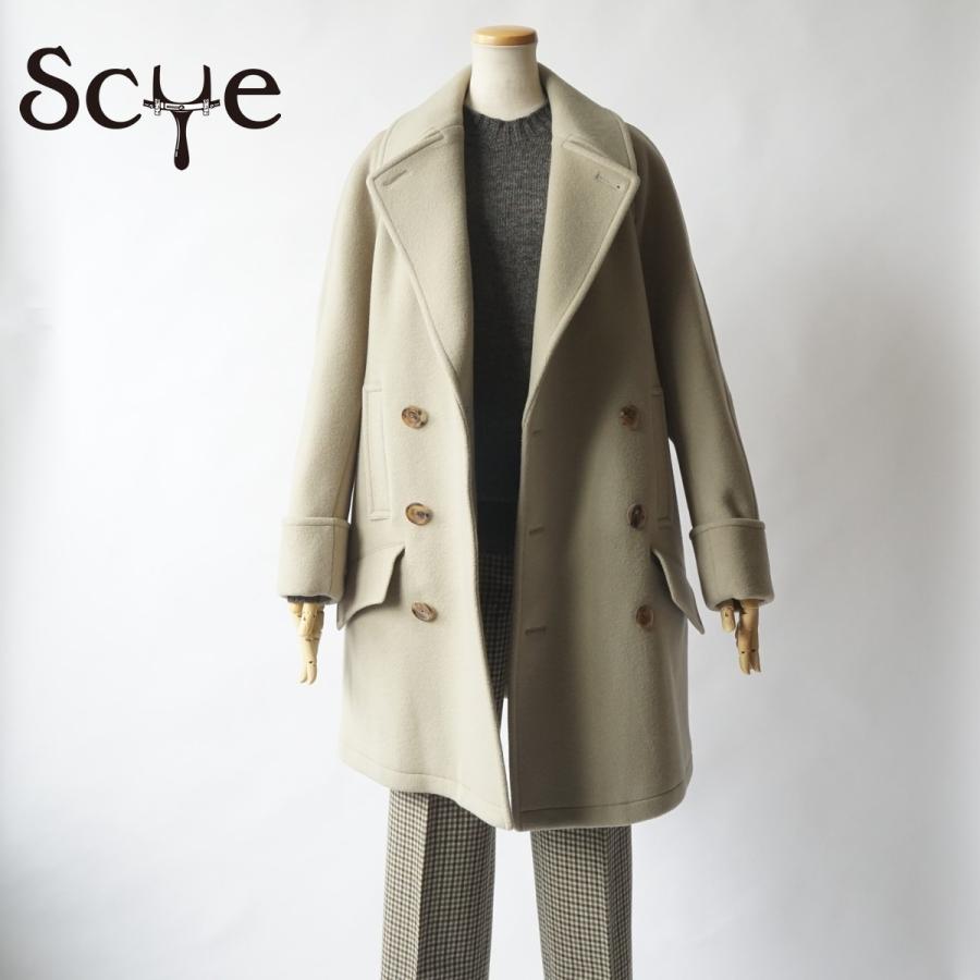 SCYE｜サイ Wool And Cashmere Melton Cape Coat/1220-73092 | Scye | 07