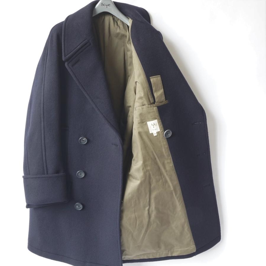 SCYE｜サイ Wool And Cashmere Melton Cape Coat/1220-73092 | Scye | 08