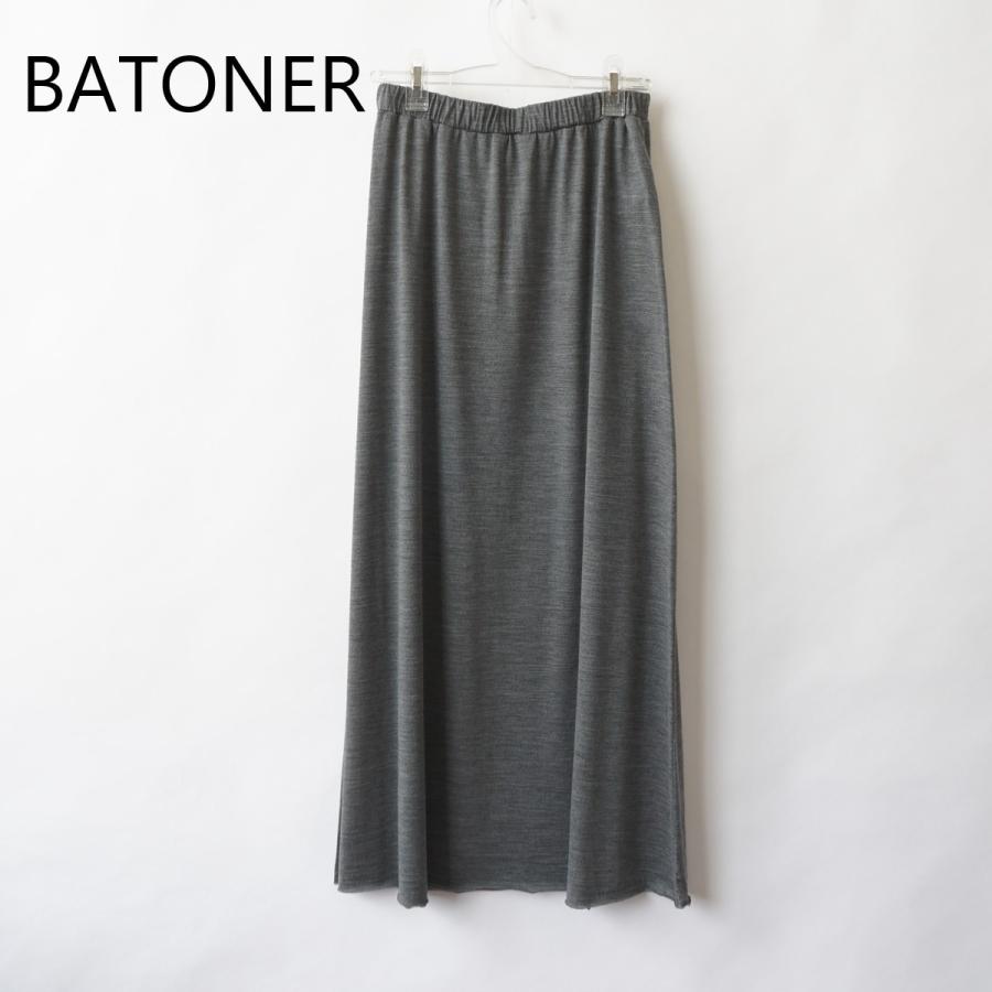 BATONER ｜バトナー Washable Wool Skirt/BN-21SL-028 | 