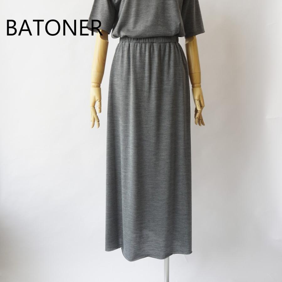 BATONER ｜バトナー Washable Wool Skirt/BN-21SL-028 |  | 01