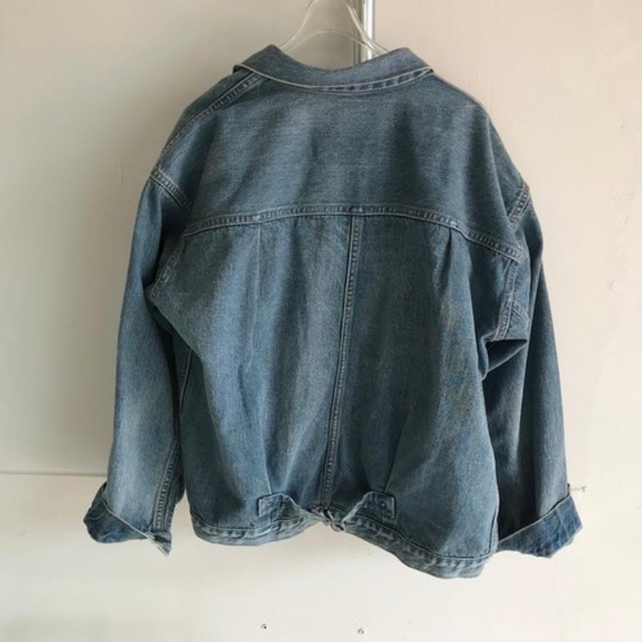 LENO｜リノ sale セール 30%off　BRENDA BIG TRUCKER JACKET FADE INDIGO |  | 03