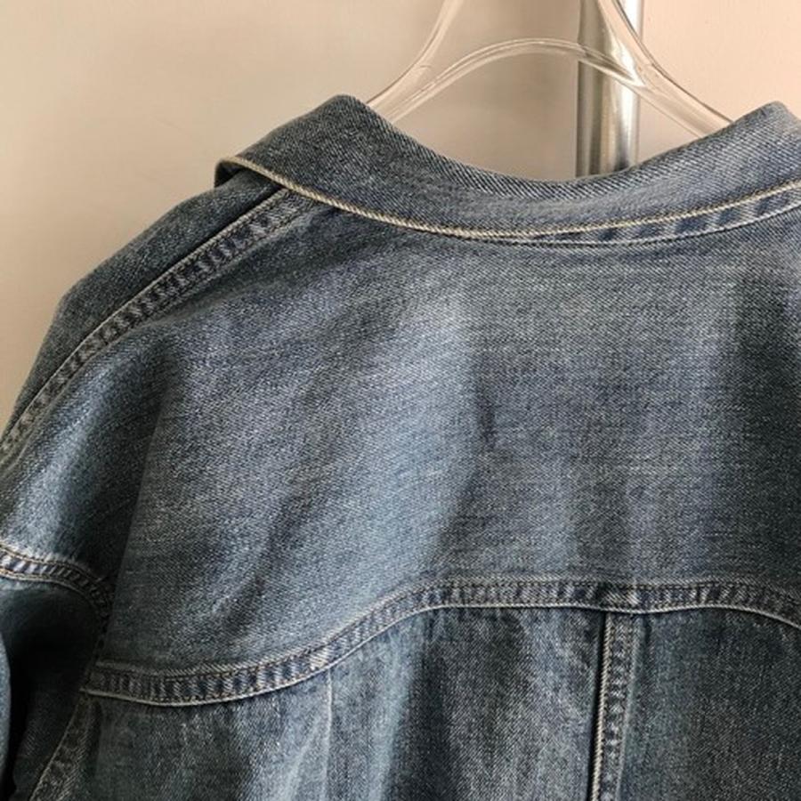 LENO｜リノ sale セール 30%off　BRENDA BIG TRUCKER JACKET FADE INDIGO |  | 04